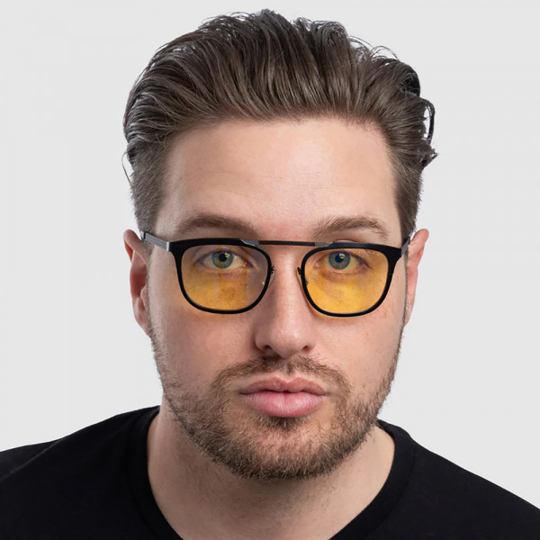 Gunnar Pismo Onyx/Silver (Amber Lens Tint)  